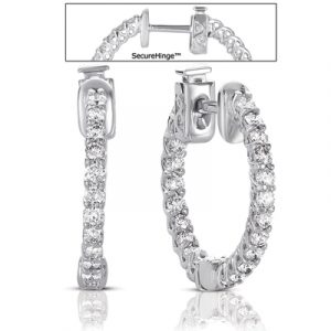 0.75  Securehinge Hoop Earring