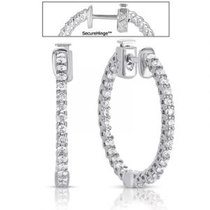 1 Inch Securehinge Hoop Earring