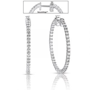 1.5 Inch Securehinge Hoop Earring