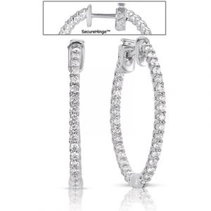 1.25 Inch Securehinge Hoop Earring