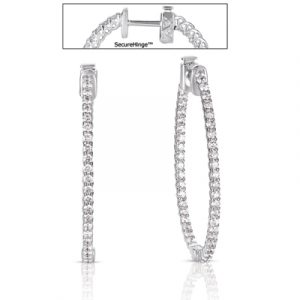 1.50  Securehinge Hoop Earring