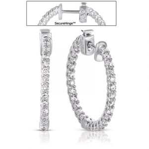 1.25  Securehinge Hoop Earring