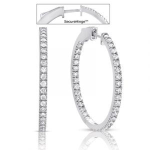 1.25 Securehinge Hoop Earring