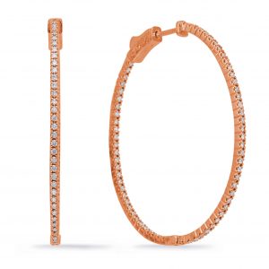 1.90 Inch Oval Securehinge Hoop Earri