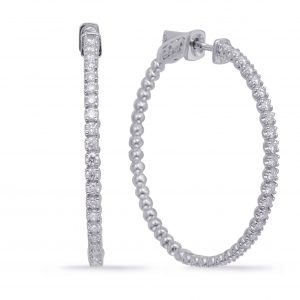 1.45 Inch Securehinge Hoop Earring