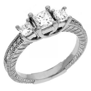 White Gold Engagement Ring