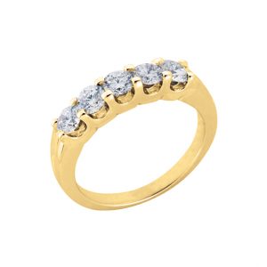 Diamond Band Five Stone