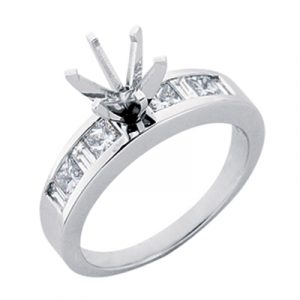 Palladium Engagement Ring