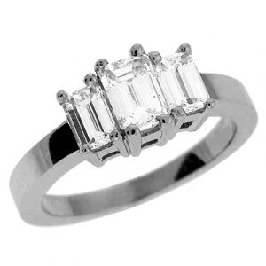 Three Stone Ring - Style#EN6663-14W