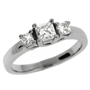 Three Stone Diamond Ring