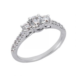 White Gold Engagement Ring