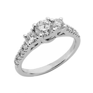 White Gold Engagement Ring