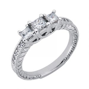 White Gold Engagement Ring