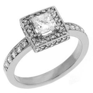 Bridal Ring White Gold