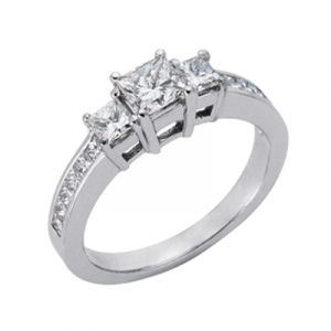 White Gold Engagement Ring