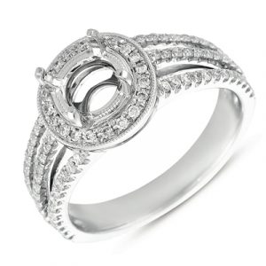 Palladium Engagement Ring