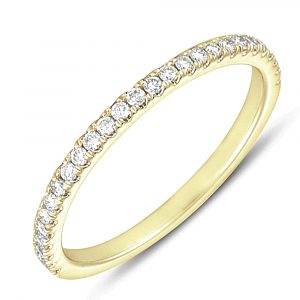 Yellow Gold Matching Diamond Band