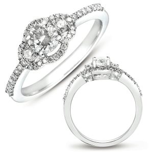 White Gold Engagement Ring