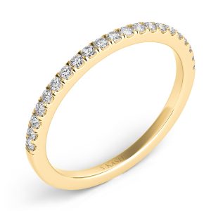 Yellow Gold Pave Matching Band