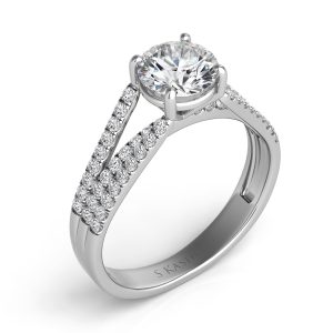 Palladium Engagement Ring