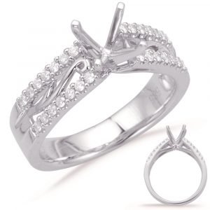 White Gold Engagement Ring