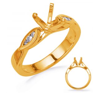 Yellow Gold Diamond Engagement Ring