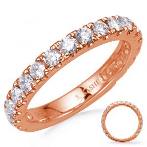 Rose Gold Diamond Band