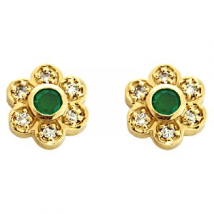 Emd./  Dia Earrings - Style#EX7029-E