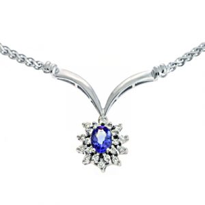 Tanzanite/diamond Necklace