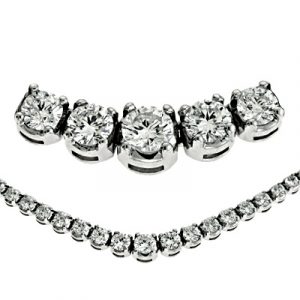 White Gold Diamond Necklace