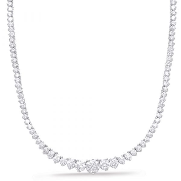 White Gold Diamond Necklace