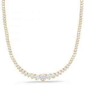 Yellow Gold Diamond Necklace