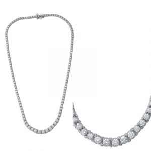 White Gold Diamond Necklace