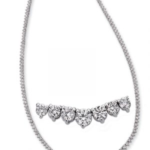 Diamond Necklace Three Prong