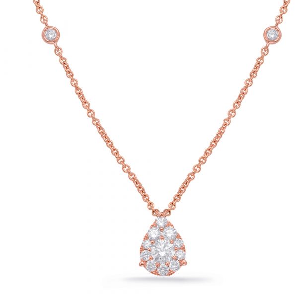 Rose Gold Diamond Necklace