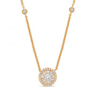 Rose Gold Diamond Necklace