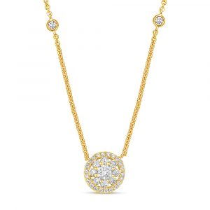 Yellow Gold Diamond Necklace