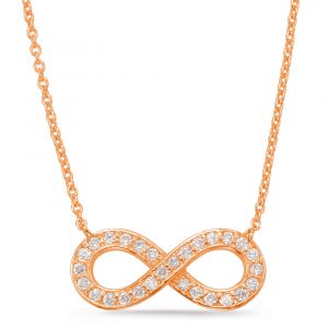 Rose Gold Infinity Sign Necklace