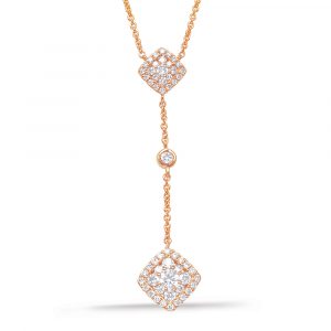 Rose Gold Diamond Necklace