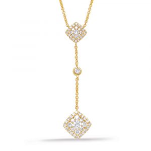 Yellow Gold Diamond Necklace