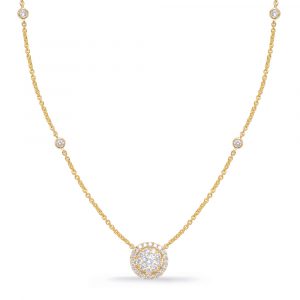 Yellow Gold Diamond Necklace