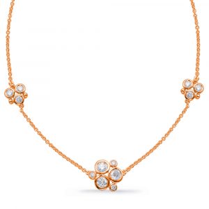 Rose Gold Diamond Necklace