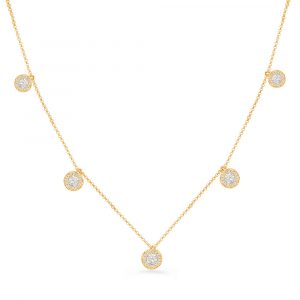 Yellow Gold Diamond Necklace