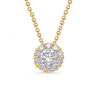 Yellow Gold Diamond Necklace