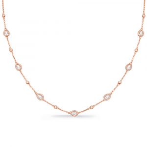 Rose Gold Diamond Necklace