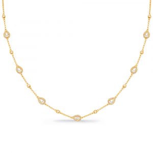 Yellow Gold Diamond Necklace