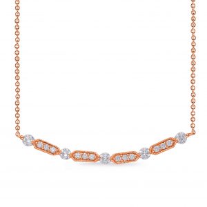 Rose Gold Diamond Necklace