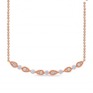 Rose Gold Diamond Necklace