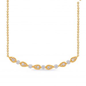 Yellow Gold Diamond Necklace