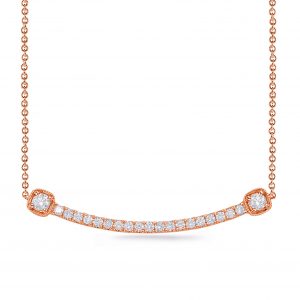 Rose Gold Diamond Necklace